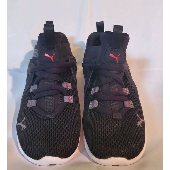 Puma Kids black Sneakers size 10C - Picture 3 of 8